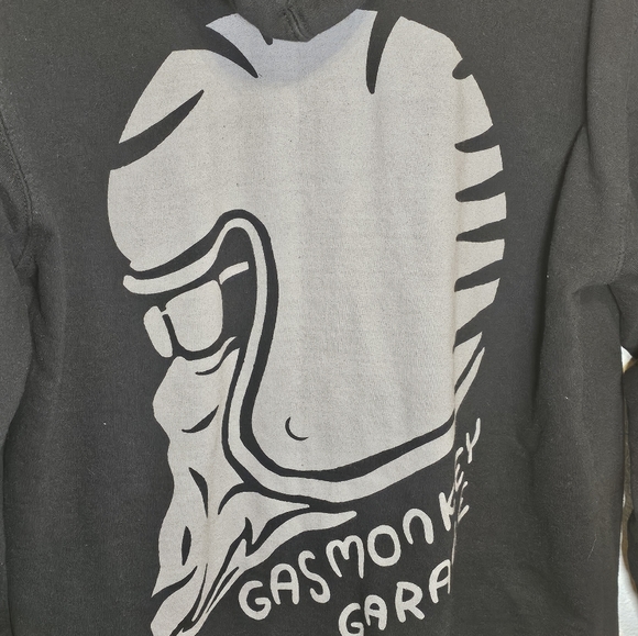 Gas Monkey Garage men's medium hooded zip up - Picture 8 of 15